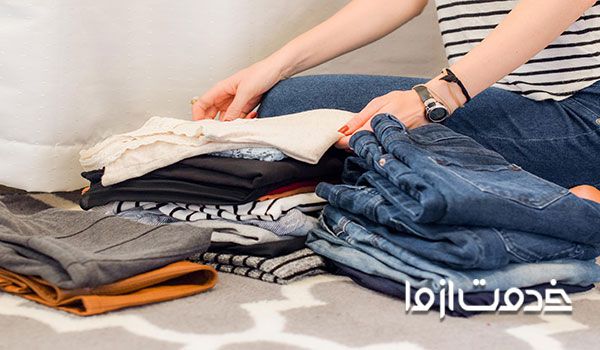 ترفند مرتب كردن كمد لباس